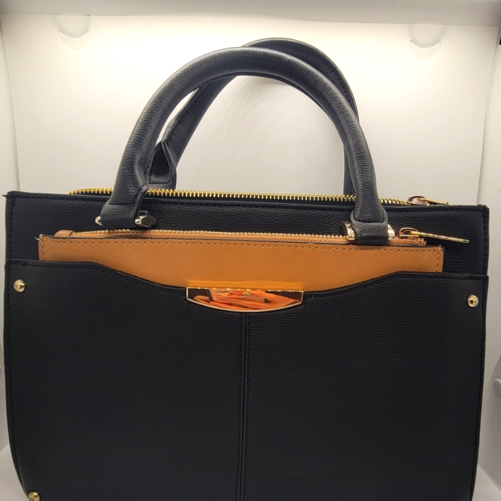 Ann Taylor Top-Handle Cross body bag, Black